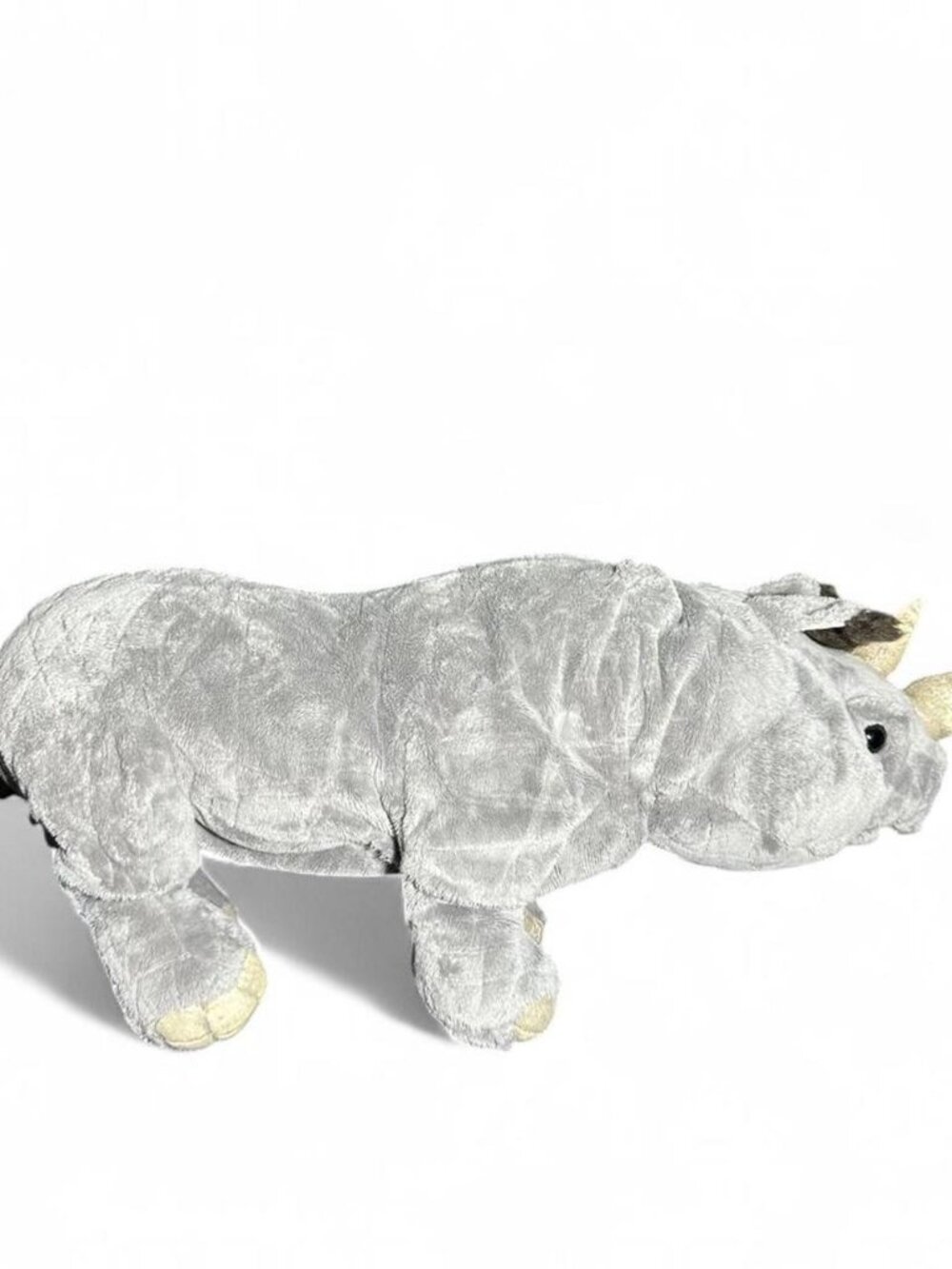 FOLKMANIS PUPPETS LARGE 22" GRAY RHINOCEROS RHINO PLUSH HAND PUPPET